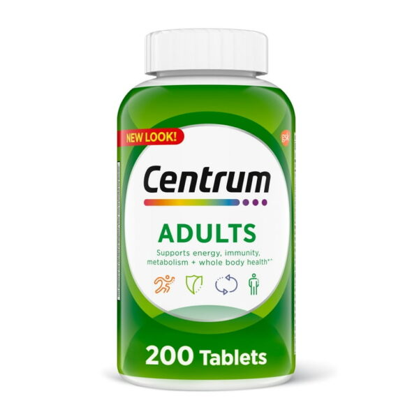 Centrum Adults Multivitamins - 200 Tablets