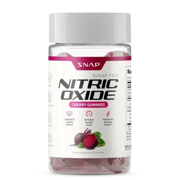 Nitric Oxide Cherry Gummies – Heart & Blood Flow Support