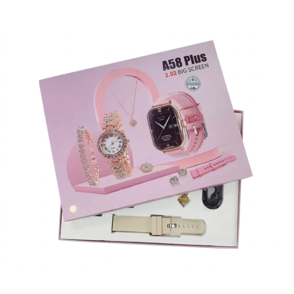 A58 Smart Watch Gift Set
