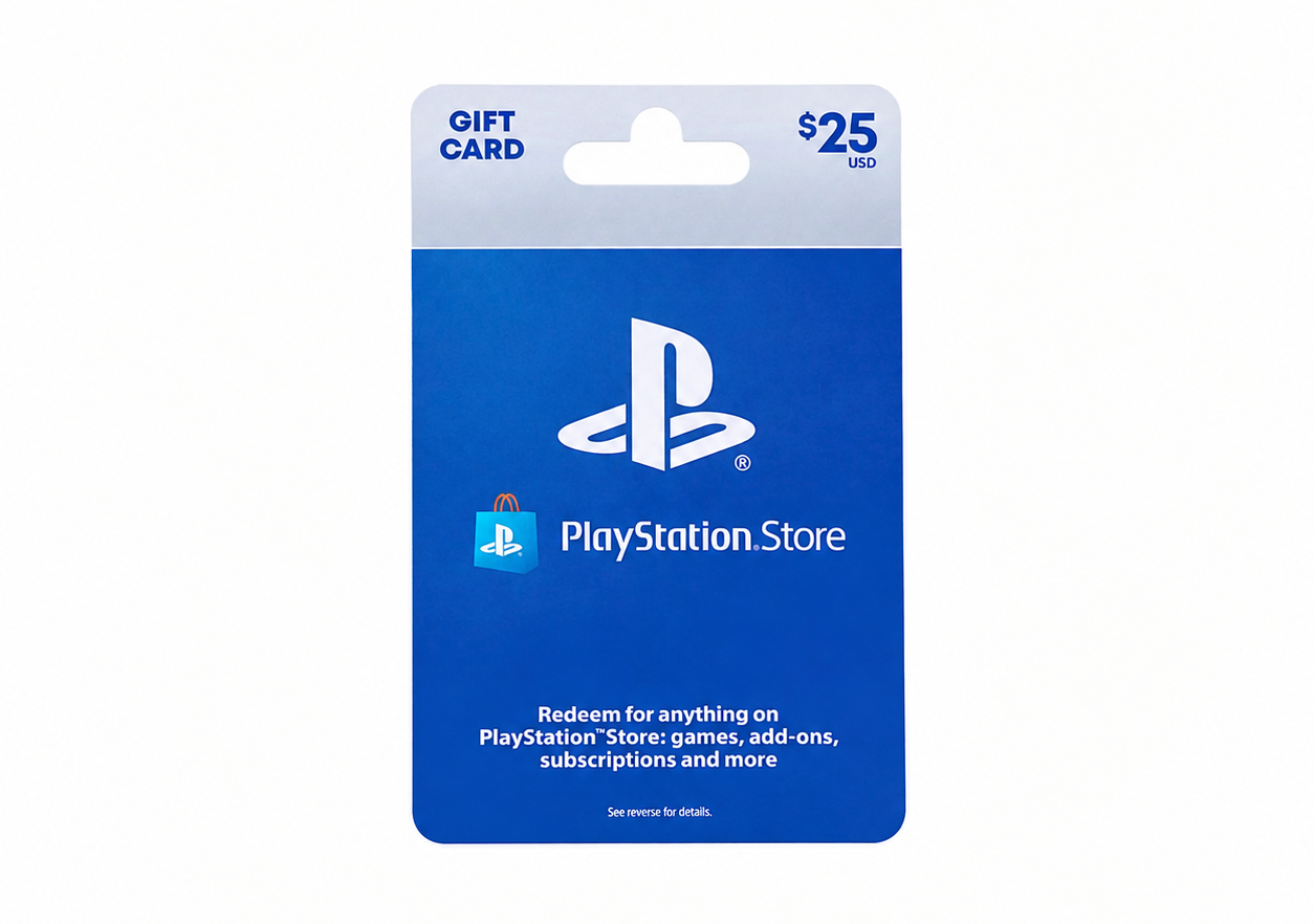 PlayStation Store Gift Card Centered
